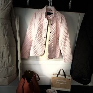 Barbour pink jacket